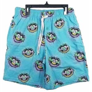 DISNEY Parks Muppets ANIMAL Lounge SHORTS DRAWSTRING ADULT Unisex Size Large